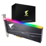 Внутренний накопитель Gigabyte AORUS RGB AIC NVMe GP-ASACNE2512GTTDR (SSD (твердотельные), 512 ГБ, PCIe)