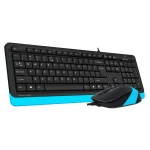 Клавиатура + мышь A4Tech Клавиатура + мышь A4 Fstyler F1010 BLUE