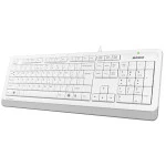 Клавиатура A4Tech Клавиатура Fstyler FK10 FK10 WHITE Проводная, USB