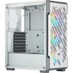 Корпус Corsair iCUE 220T RGB Airflow Tempered Glass Mid-Tower Smart Case White CC-9011174-WW