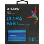 Внешний жесткий диск ADATA ASE800 Blue ASE800-512GU32G2-CBL (512 Гб)