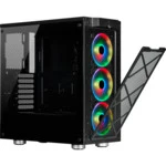 Корпус Corsair iCUE 465X RGB Mid-Tower ATX Smart Black CC-9011188-WW