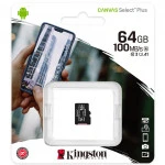 Флеш (Flash) карты Kingston microSDXC Canvas Select Plus без адаптера SDCS2/64GBSP (64 ГБ)