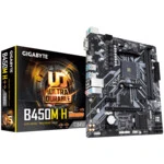 Материнская плата Gigabyte B450M H (Micro-ATX, AMD AM4)