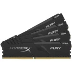 ОЗУ Kingston HyperX FURY Black 128GB HX424C15FB3K4/128 (DIMM, DDR4, 128 Гб (4 х 32 Гб), 2400 МГц)