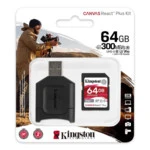 Флеш (Flash) карты Kingston Canvas React Plus MLPR2/64GB 64 ГБ