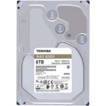 Внутренний жесткий диск Toshiba N300 HDWG180UZSVA (HDD (классические), 8 ТБ, 3.5 дюйма, SATA)