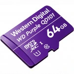 Флеш (Flash) карты Western Digital Purple MicroSDHC Class 10 WDD064G1P0C (64 ГБ)