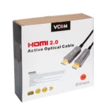 Кабель интерфейсный VCOM Активный оптический кабель HDMI 19M/M,ver. 2.0 D3742A-30M (HDMI - HDMI)
