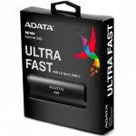 Внешний жесткий диск ADATA SE760 Black External SSD 256 ГБ ASE760-256GU32G2-CBK (256 ГБ)