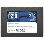Внутренний жесткий диск Patriot P210 P210S512G25 (SSD (твердотельные), 512 ГБ, 2.5 дюйма, SATA)