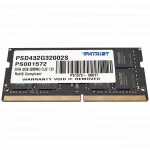 ОЗУ Patriot Signature PSD432G32002S SO-DIMM, DDR4, 32 Гб, 3200 МГц