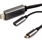 Кабель интерфейсный VCOM CU423MCPD-1.8M (USB Type C - HDMI)