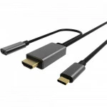 Кабель интерфейсный VCOM CU423MCPD-1.8M (USB Type C - HDMI)