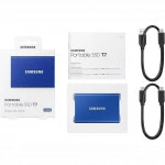 Внешний жесткий диск Samsung External SSD T7 Indigo Blue MU-PC500H/WW (500 ГБ)