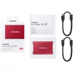 Внешний жесткий диск Samsung External SSD T7 Metallic Red MU-PC500R/WW (500 ГБ)