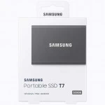 Внешний жесткий диск Samsung External SSD T7 Titan Gray MU-PC500T/WW (500 ГБ)