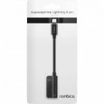 Кабель интерфейсный Rombica TC-00092 (MINI JACK 3.5 (input) - Lightning (8pin))