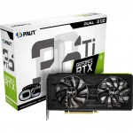 Видеокарта Palit GeForce RTX 3060 Ti Dual OC NE6306TS19P2-190AD (8 ГБ)