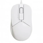 Мышь A4Tech FM12S  WHITE (Бюджетная, Проводная)