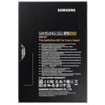Внутренний жесткий диск Samsung 870 EVO MZ-77E500BW (SSD (твердотельные), 500 ГБ, 2.5 дюйма, SATA)
