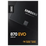 Внутренний жесткий диск Samsung 870 EVO MZ-77E500BW (SSD (твердотельные), 500 ГБ, 2.5 дюйма, SATA)