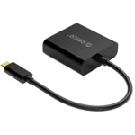 Кабель интерфейсный ORICO XD-125-BK-BP (USB Type C - DVI)