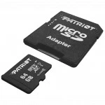 Флеш (Flash) карты Patriot LX Series Class 10 + adapter SD PSF64GMCSDXC10 (64 ГБ)