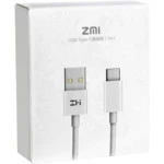 Кабель интерфейсный Xiaomi ZMI, Type-c,100 cm, Белый 26643 (USB Type A - USB Type C)