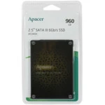 Внутренний жесткий диск Apacer AS340X AP960GAS340XC-1 (SSD (твердотельные), 960 ГБ, 2.5 дюйма, SATA)