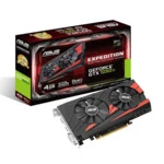 Видеокарта Asus NVIDIA GeForce GTX 1050 TI DVI, HDMI, HDCP, 4 Gb EX-GTX1050TI-O4G (4 ГБ)