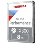 Жесткий диск Toshiba X300 HDWR480UZSVA HDD (классические), 8 ТБ, 3.5 дюйма, SATA