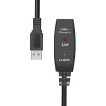 Кабель интерфейсный VCOM ACU827A-15M (USB Type A (output) - USB Type A (input))
