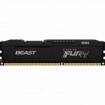 ОЗУ Kingston Fury Beast Black KF316C10BB/8 (DIMM, DDR3, 8 Гб, 1600 МГц)