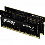 ОЗУ Kingston FURY Impact KF316LS9IBK2/8 (SO-DIMM, DDR3, 8 Гб (2 х 4 ГБ), 1600 МГц)