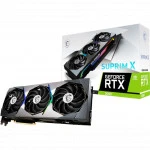 Видеокарта MSI GeForce RTX 3080 SUPRIM X 10G LHR (10 ГБ)