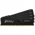 ОЗУ Kingston Fury Beast KF436C18BBK4/128 (DIMM, DDR4, 128 Гб (4 х 32 Гб), 3600 МГц)