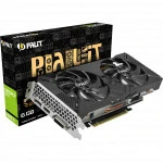 Видеокарта Palit GTX 1660Ti DUAL OC 6G NE6166TS18J9-1160C (6 ГБ)