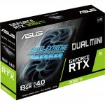 Видеокарта Asus RTX 3060 Ti Dual V2 Mini LHR DUAL-RTX3060TI-8G-MINI-V2 (8 ГБ)