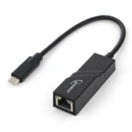 Кабель интерфейсный Gembird A-CM-LAN-01 (USB Type C - Ethernet (RJ45) (LAN))