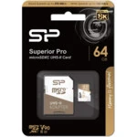 Флеш (Flash) карты Silicon Power microSDXC SP064GBSTXKA2V20 (64 ГБ)