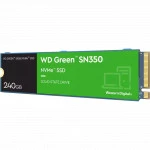Внутренний жесткий диск Western Digital Green SN350 WDS240G2G0C (SSD (твердотельные), 240 ГБ, M.2, PCIe)