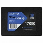 Внутренний накопитель Qumo Novation [Q3DT-128GMCY] (SSD (твердотельные), 128 ГБ, 2.5 дюйма, SATA)
