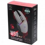 Мышь A4Tech Bloody W60-Max Panda White W60-Max (Panda White) Игровые, Проводная