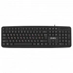 Клавиатура Sven KB-S230 чёрная (104кл, каб. 2м) SV-018399 Проводная, USB