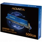 Внутренний жесткий диск ADATA Legend 740 ALEG-740-500GCS (SSD (твердотельные), 500 ГБ, M.2)