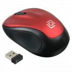 Мышь Oklick 665MW черный/красный 1025135 (Бюджетные, Беспроводная)