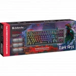Клавиатура Defender DARK ARTS GK-375 RU 45375 Проводная, USB