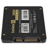 Внутренний накопитель ExeGate Next A400TS240 EX276688RUS SSD (твердотельные), 240 ГБ, 2.5 дюйма, SATA