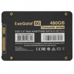 Внутренний накопитель ExeGate Next A400TS480 EX276689RUS (SSD (твердотельные), 480 ГБ, 2.5 дюйма, SATA)